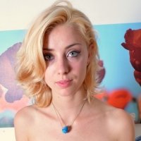 Petite girl spreading her big pink lips wide open explicit vulva