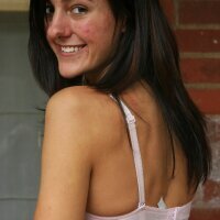 Skinny girl with tight hairy pussy